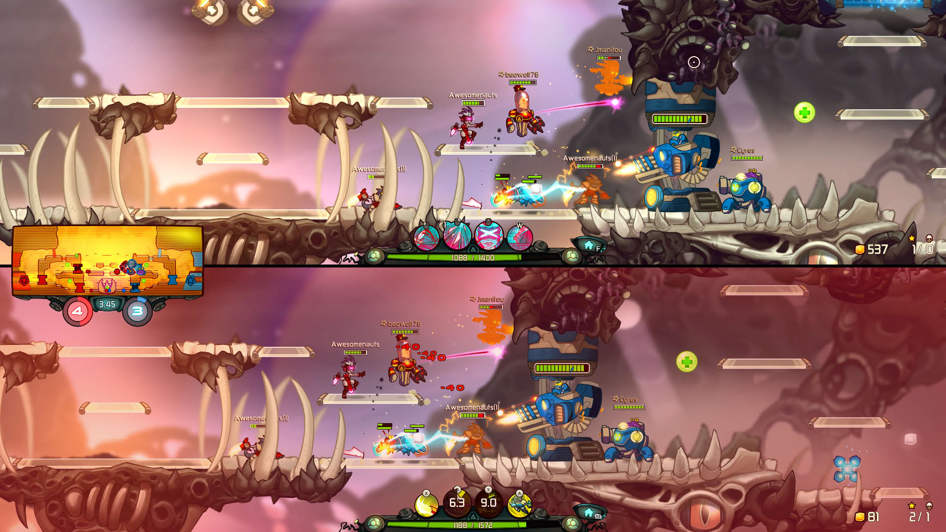 Screenshot for Awesomenauts