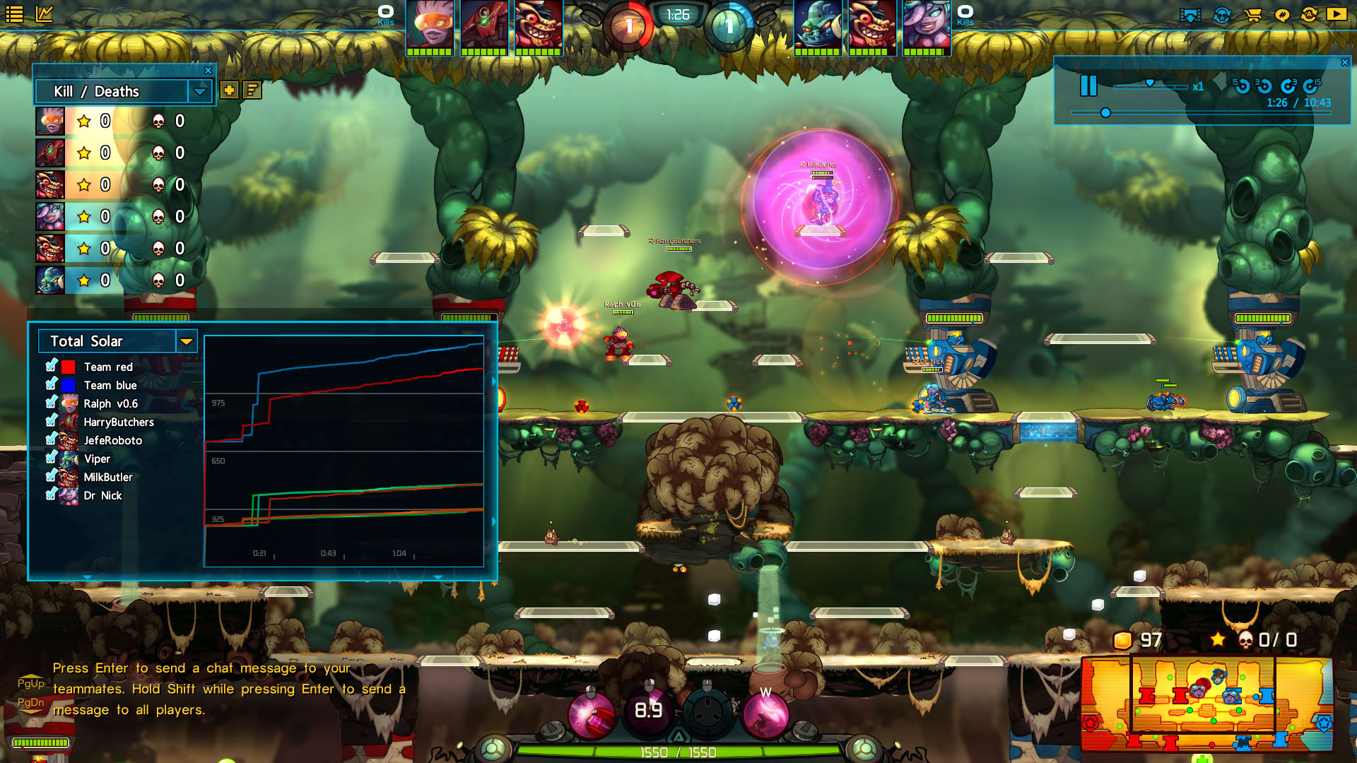 Screenshot for Awesomenauts