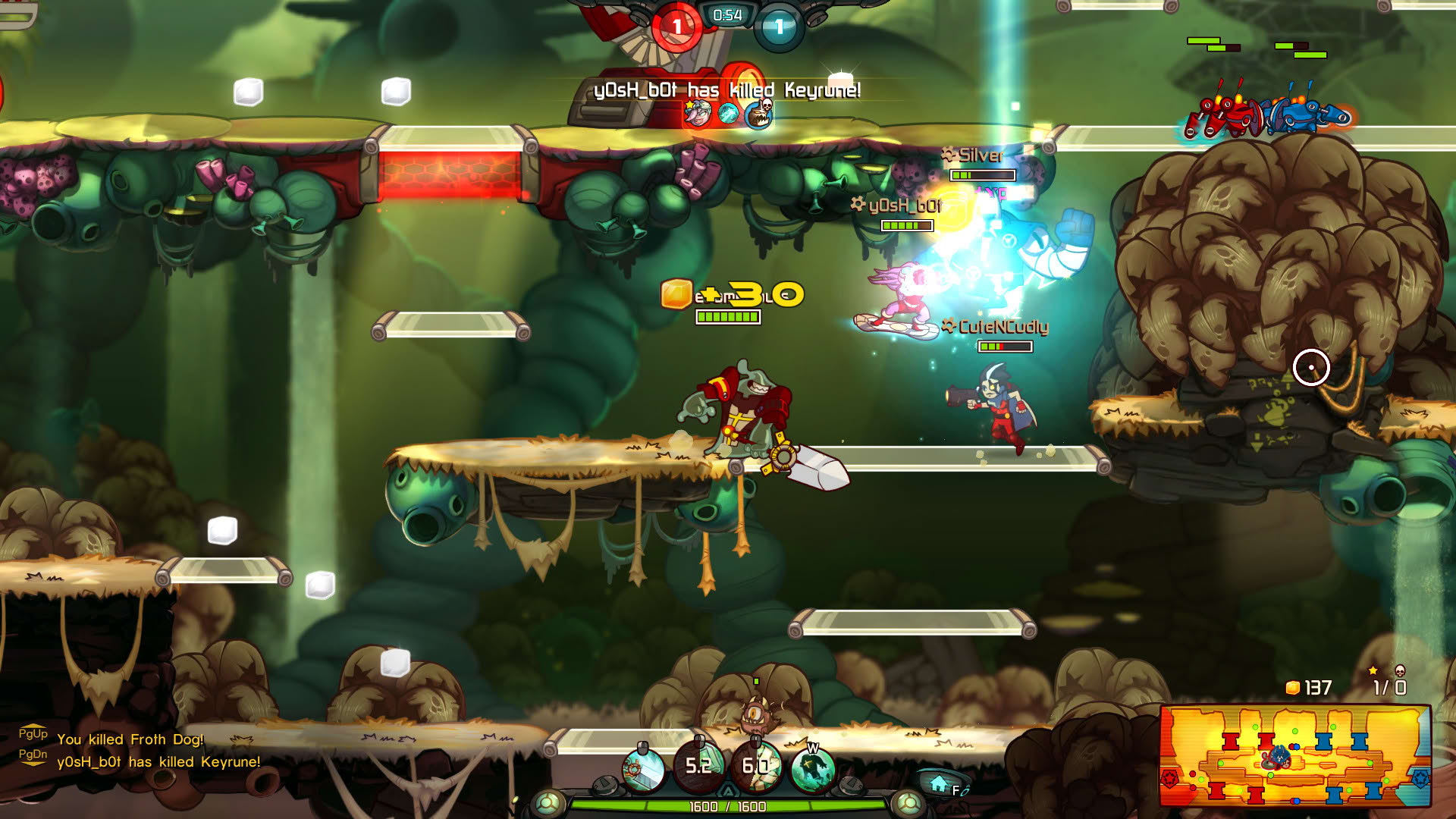 Screenshot for Awesomenauts