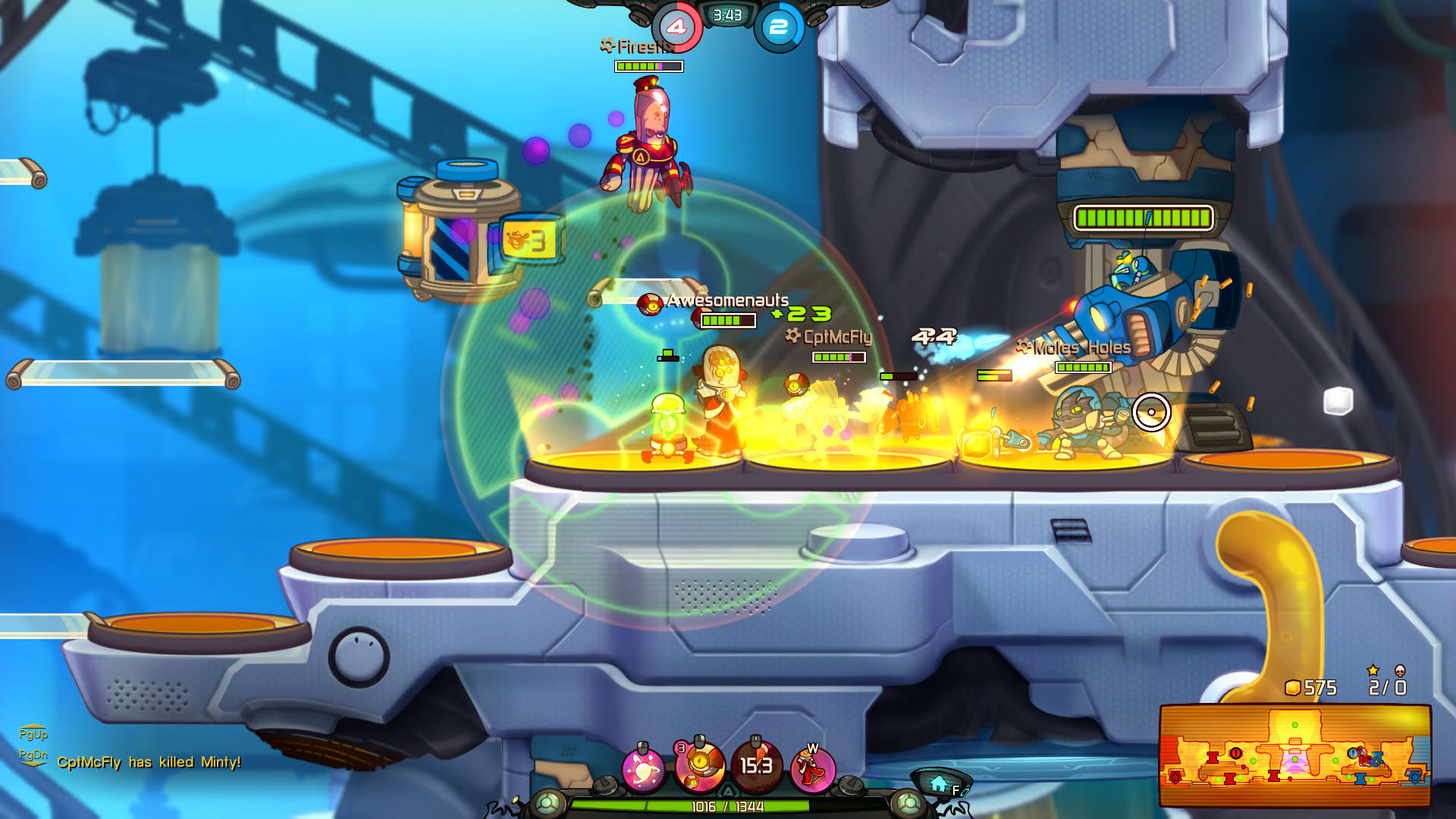 Screenshot for Awesomenauts
