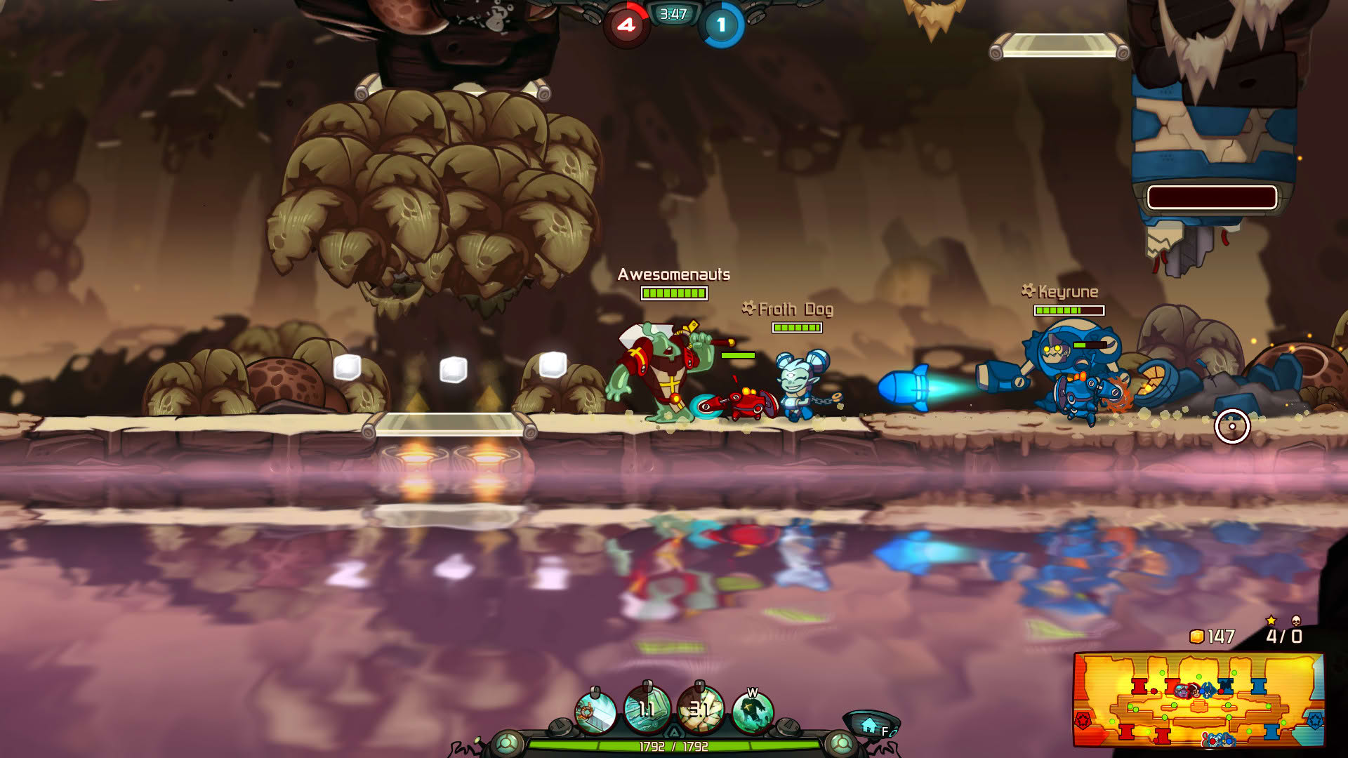 Screenshot for Awesomenauts