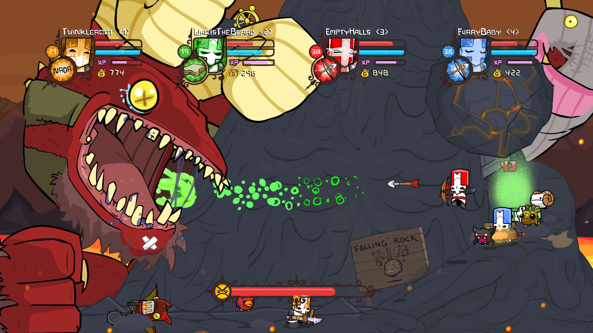 Screenshot for Castle Crashers