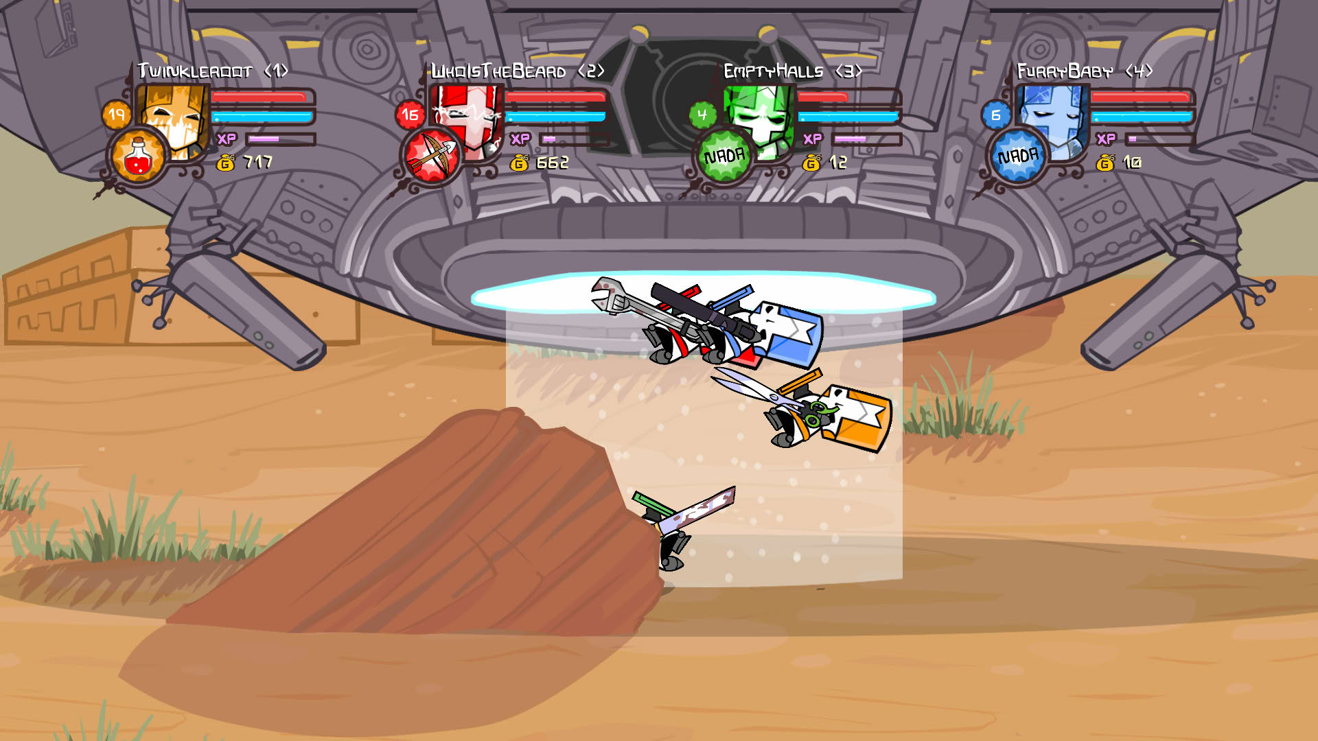 Screenshot for Castle Crashers