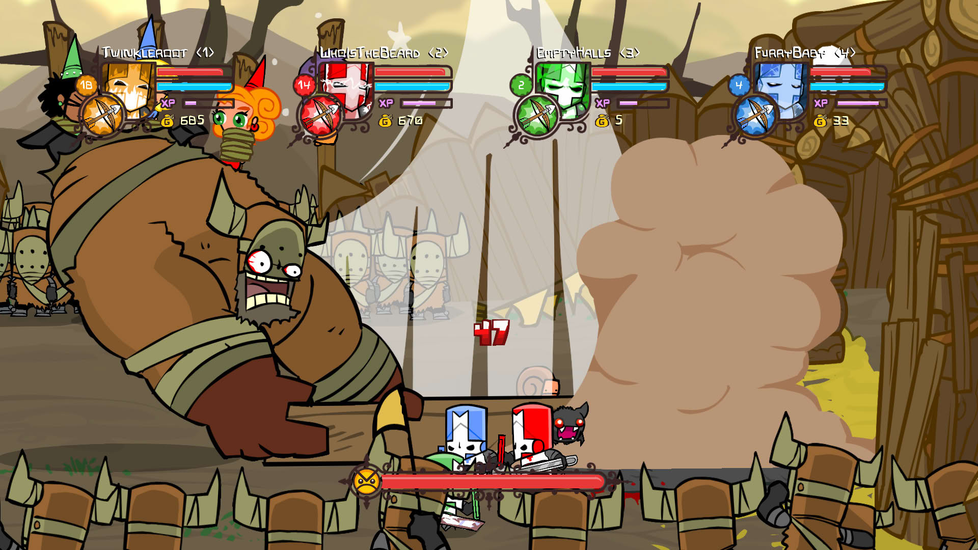 Screenshot for Castle Crashers