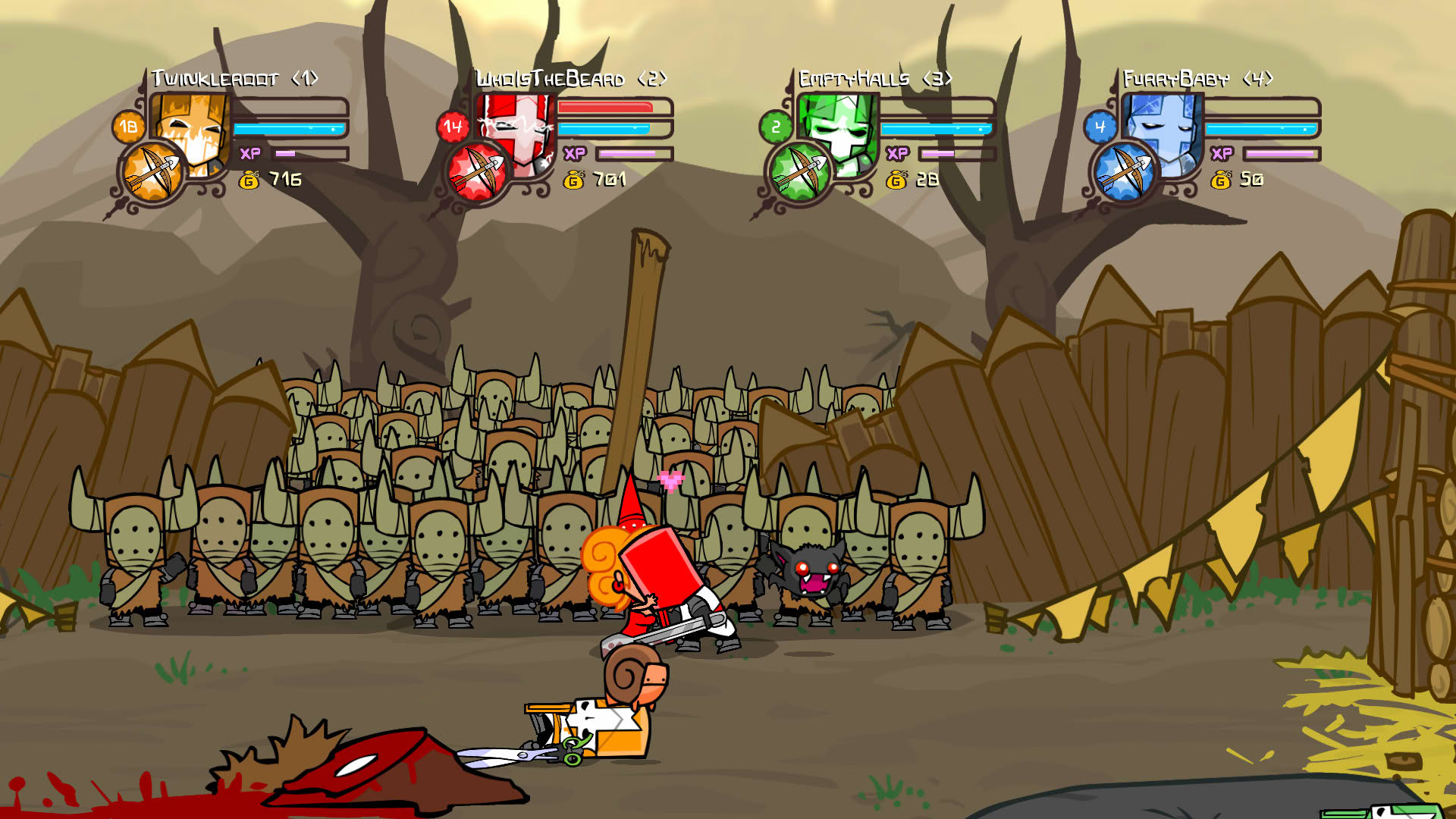 Screenshot for Castle Crashers