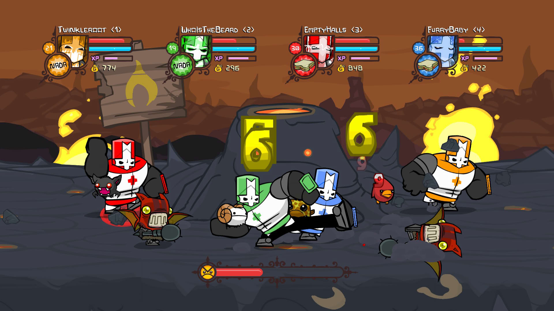 Screenshot for Castle Crashers