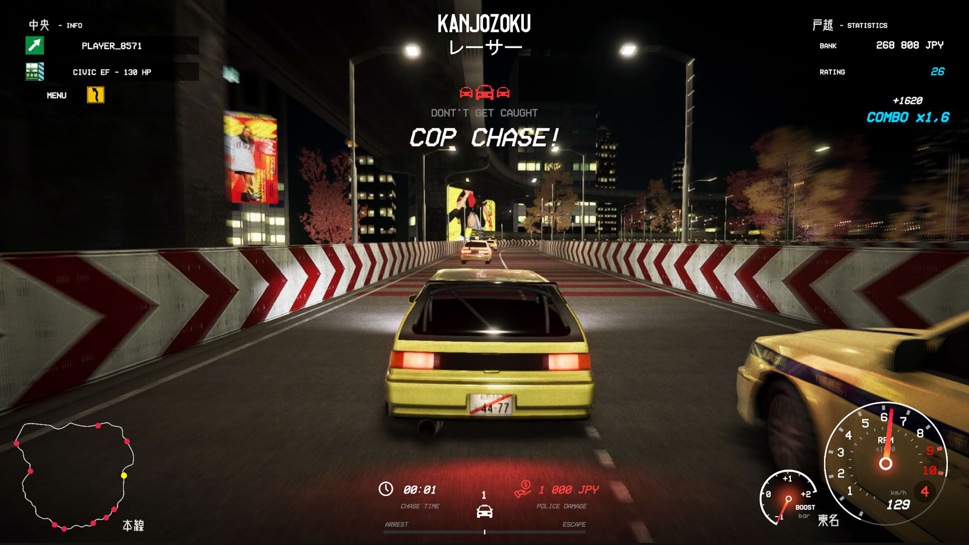 Screenshot for Kanjozoku Game Racer