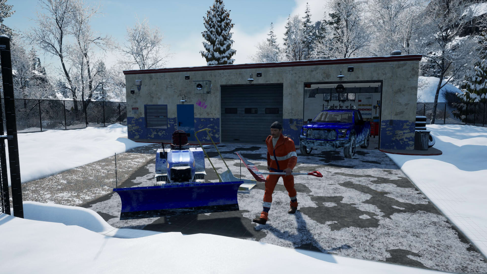 Screenshot for Snow Plowing Simulator