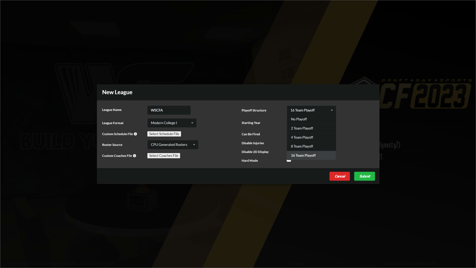 Screenshot for Draft Day Sports: College Football 2023