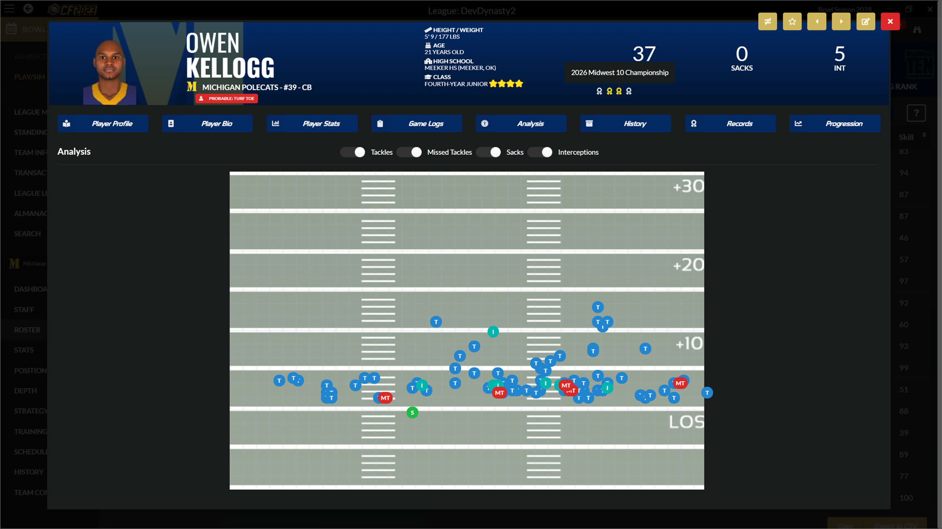 Screenshot for Draft Day Sports: College Football 2023