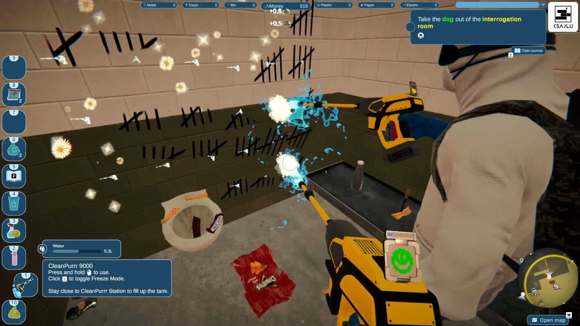 Screenshot for Purrrifiers: Cleaning Chaos