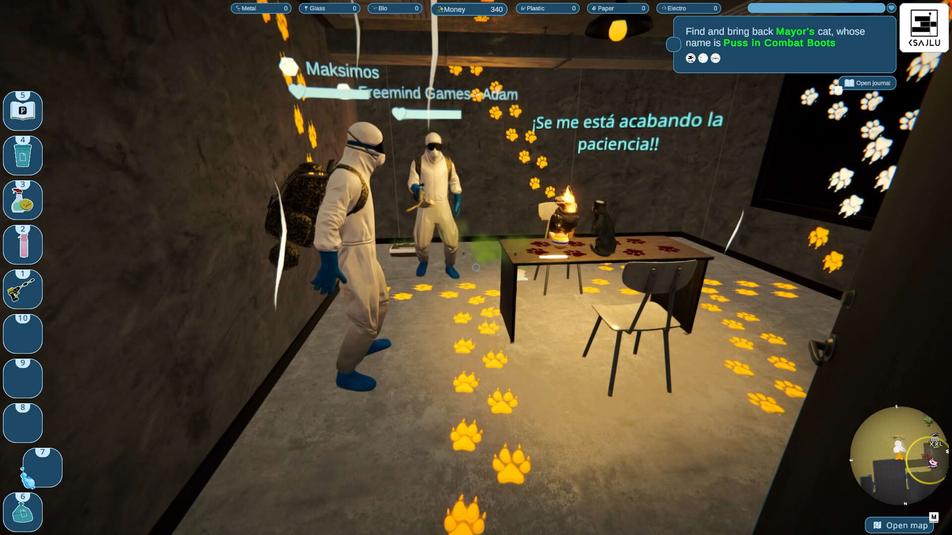 Screenshot for Purrrifiers: Cleaning Chaos