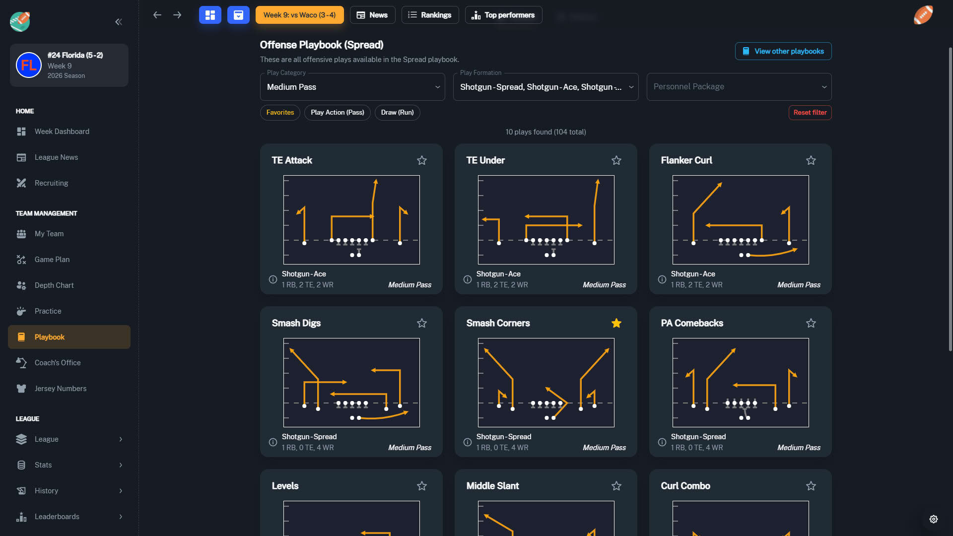 Screenshot for Football Coach: College Dynasty