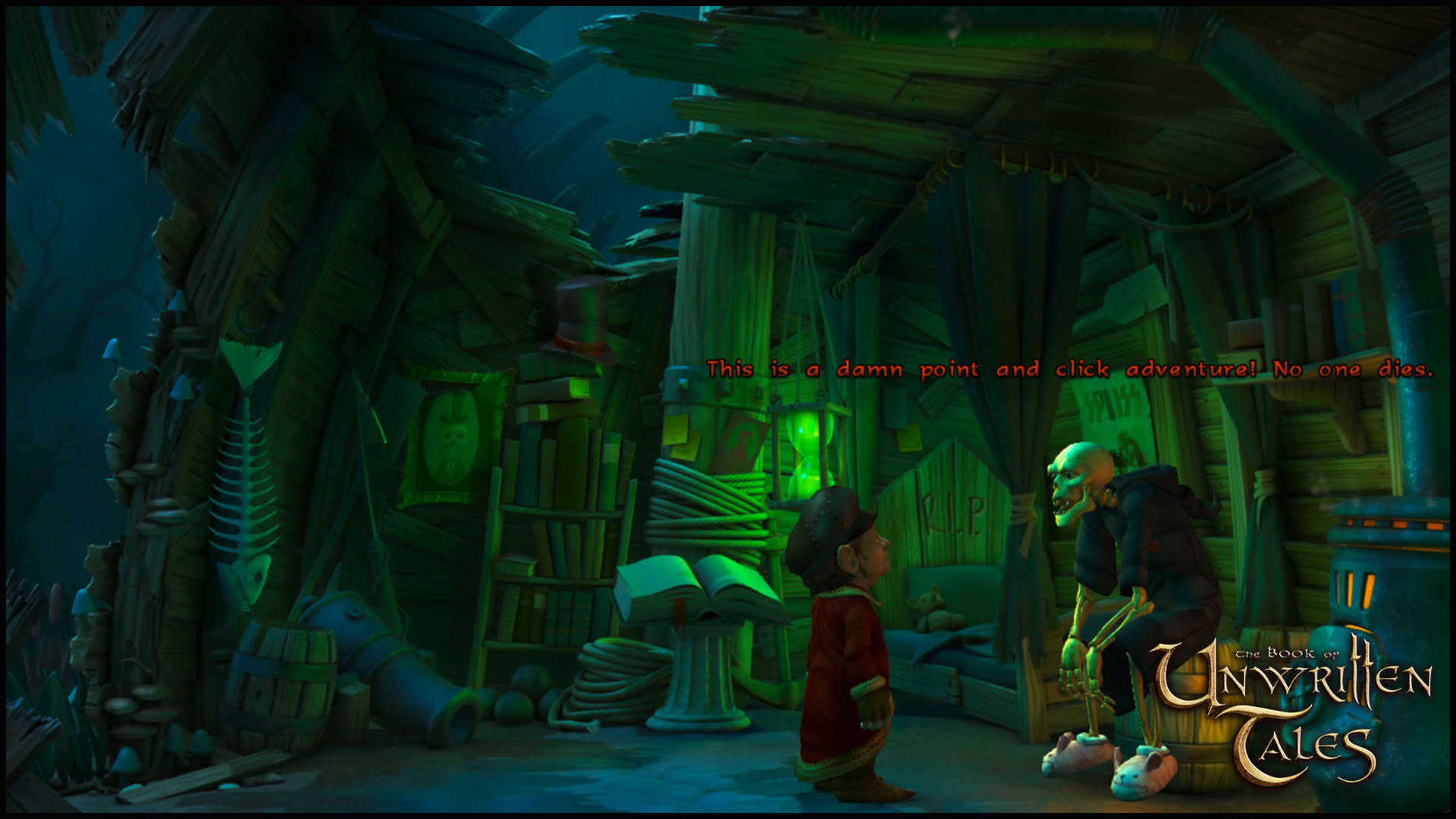 Screenshot for The Book of Unwritten Tales