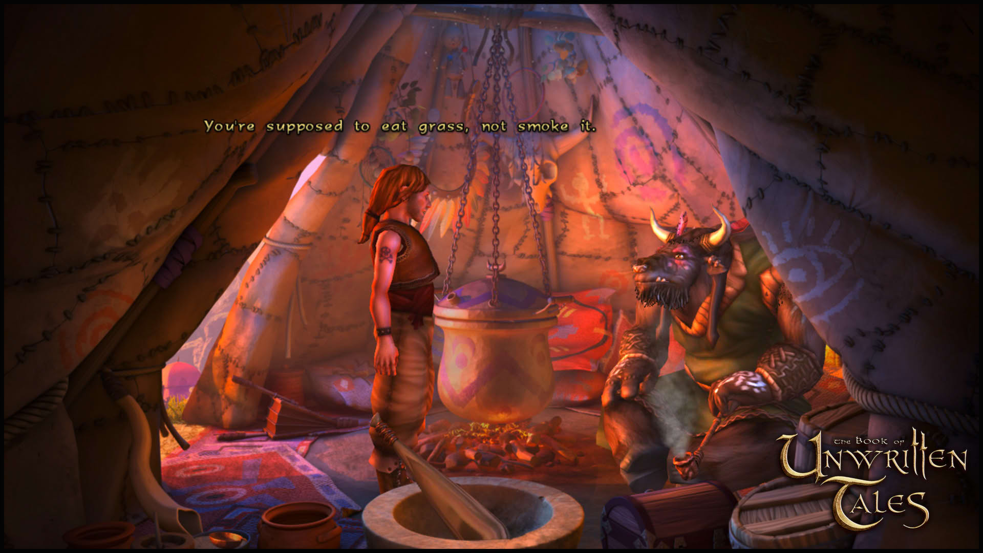 Screenshot for The Book of Unwritten Tales