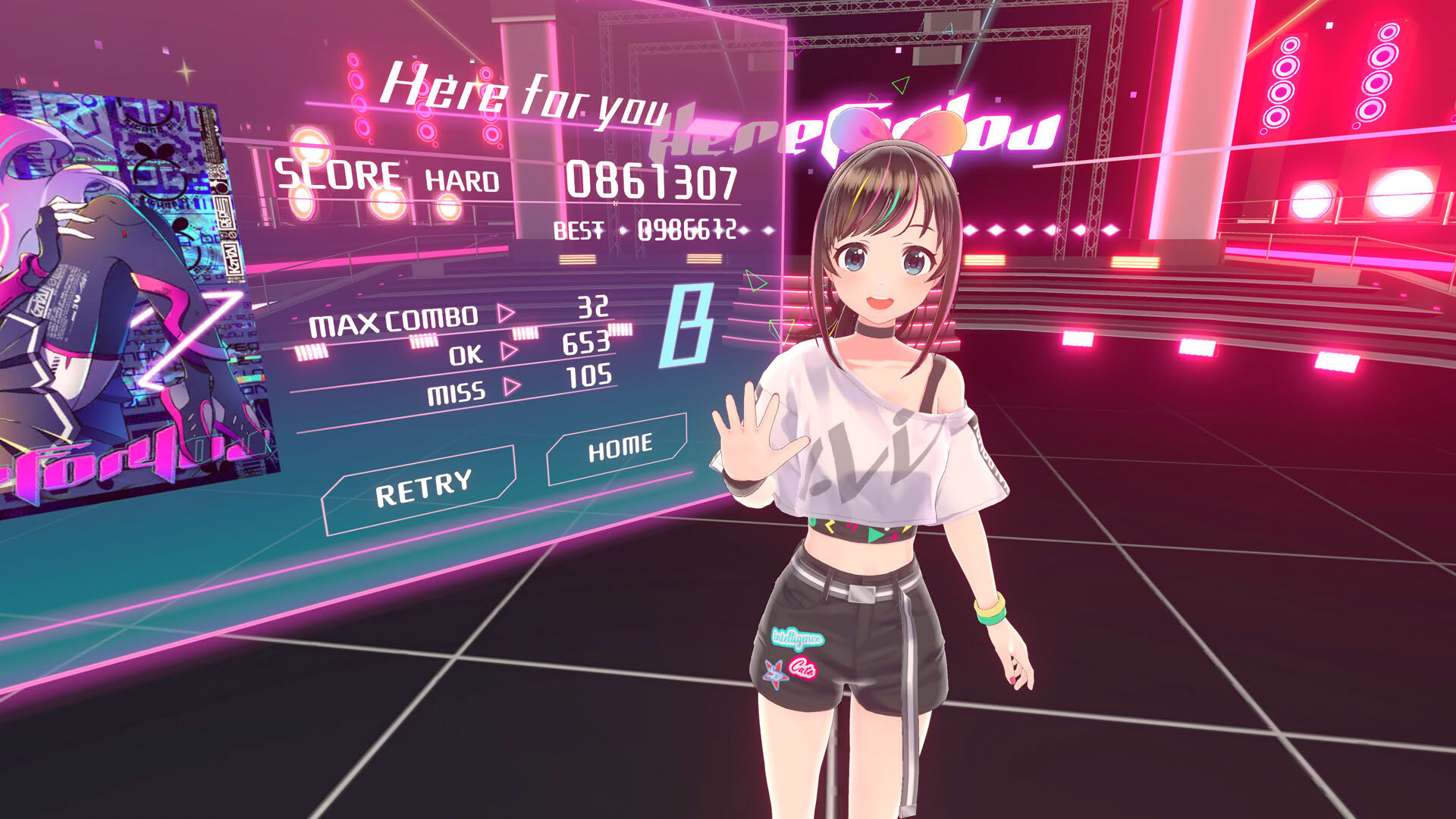 Screenshot for Kizuna AI: Touch the Beat!