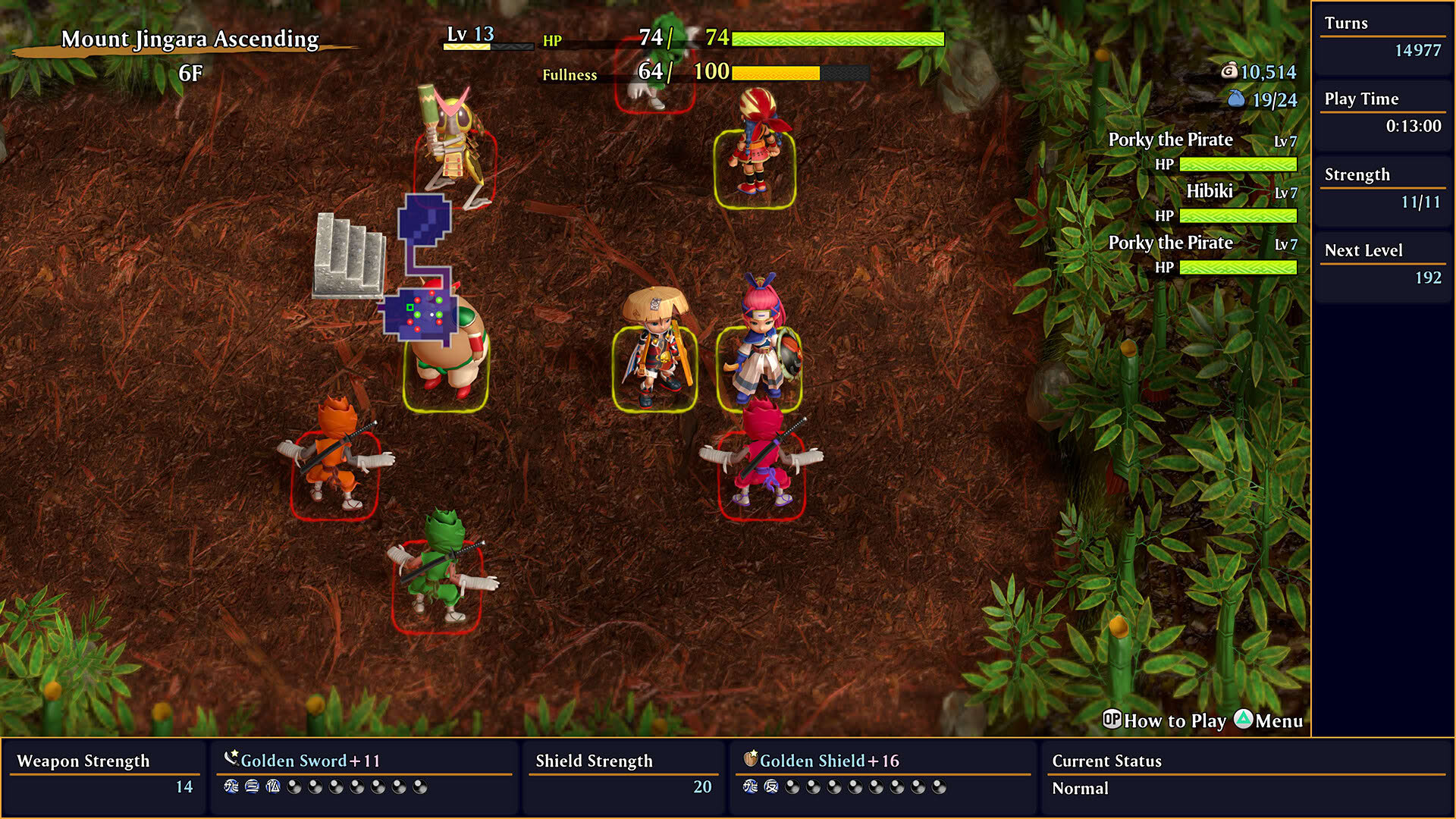 Screenshot for Shiren the Wanderer: The Mystery Dungeon of Serpentcoil Island