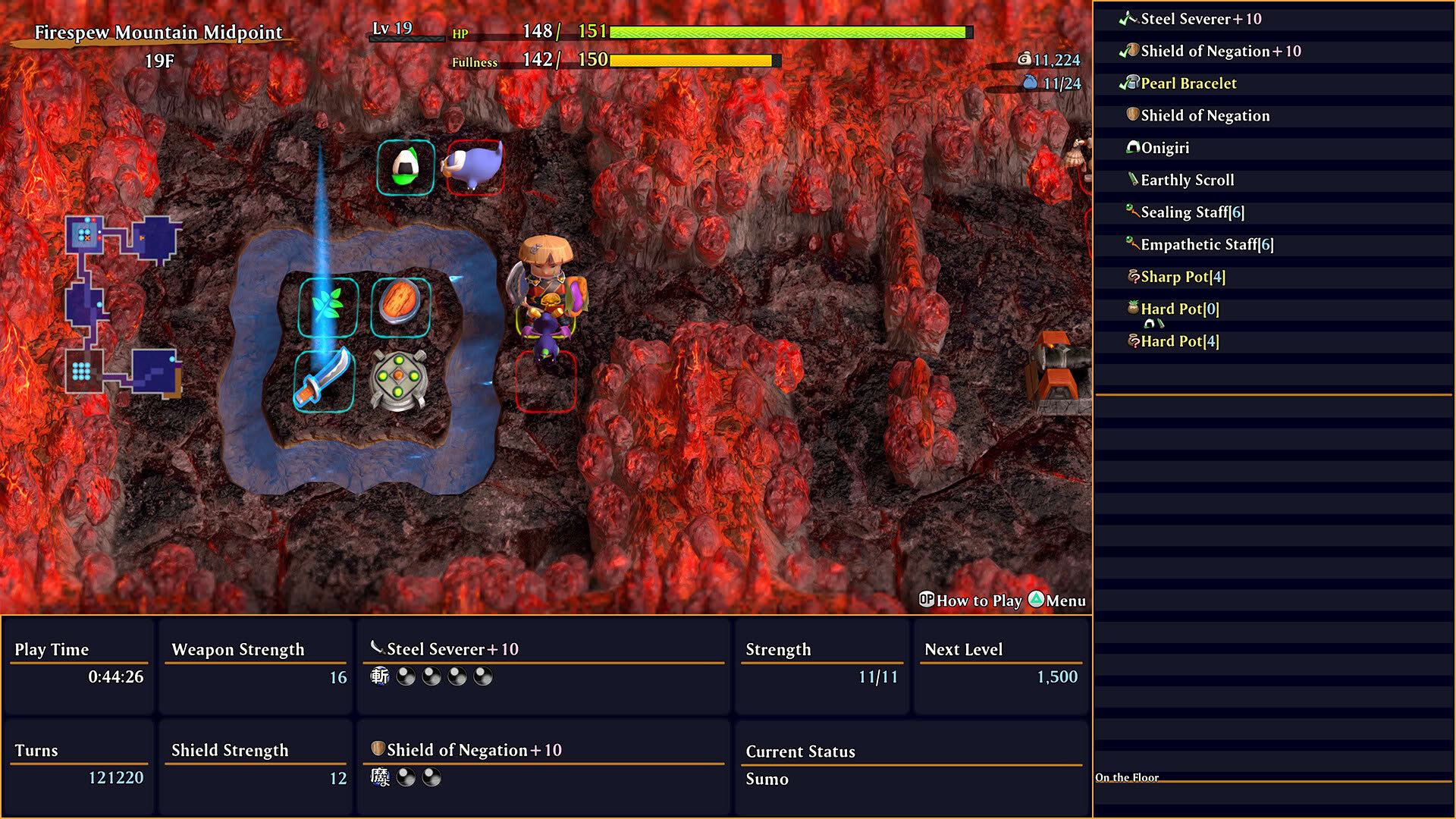 Screenshot for Shiren the Wanderer: The Mystery Dungeon of Serpentcoil Island