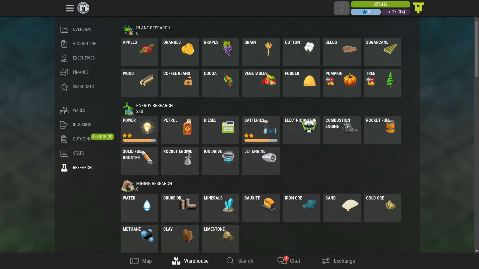 Screenshot for Sim Companies