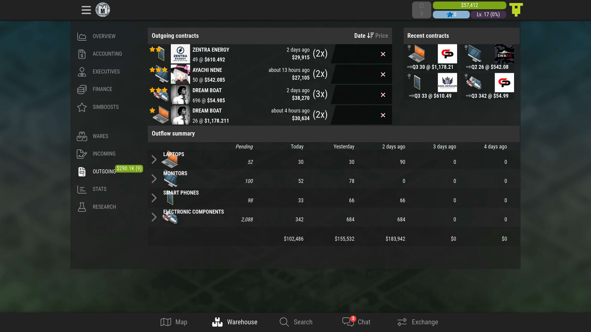 Screenshot for Sim Companies