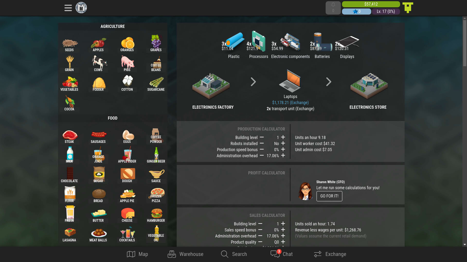 Screenshot for Sim Companies