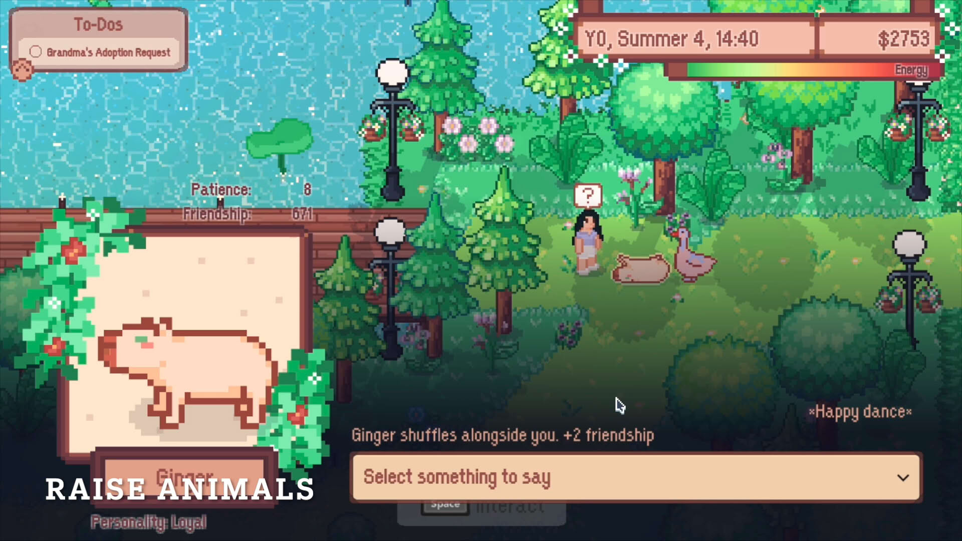 Screenshot for Wish Upon a Llama