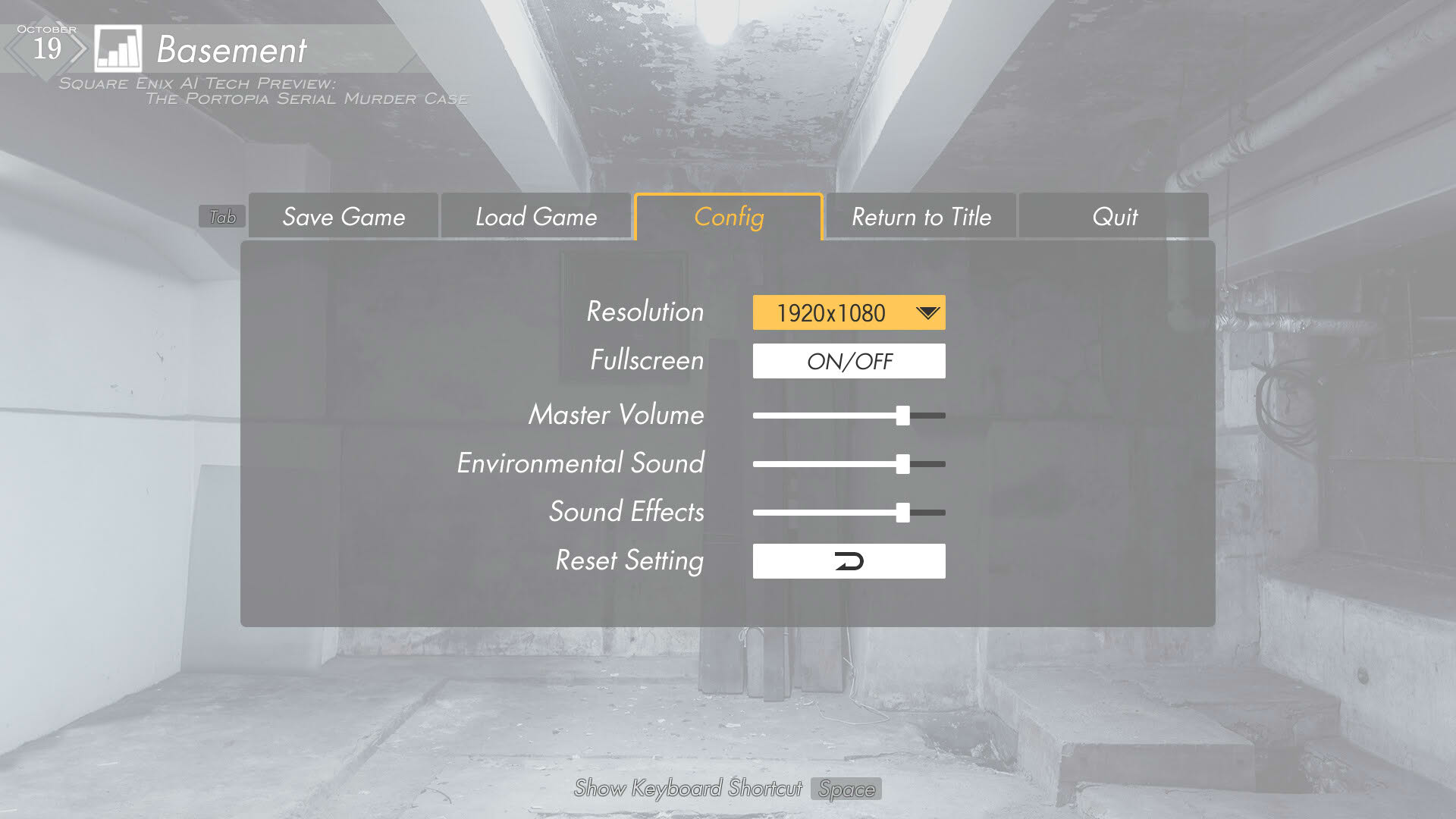 Screenshot for Square Enix AI Tech Preview: The Portopia Serial Murder Case