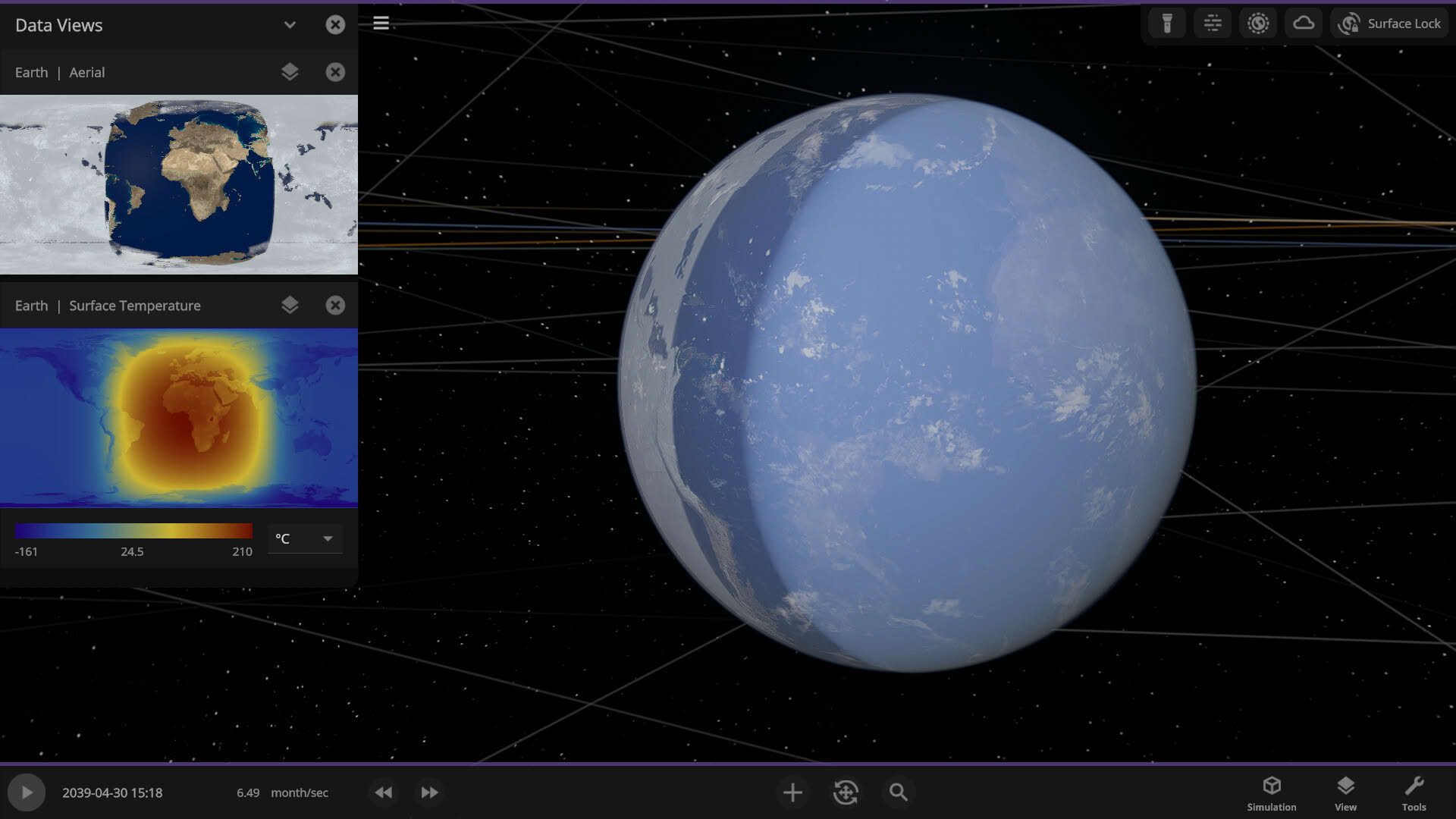 Screenshot for Universe Sandbox