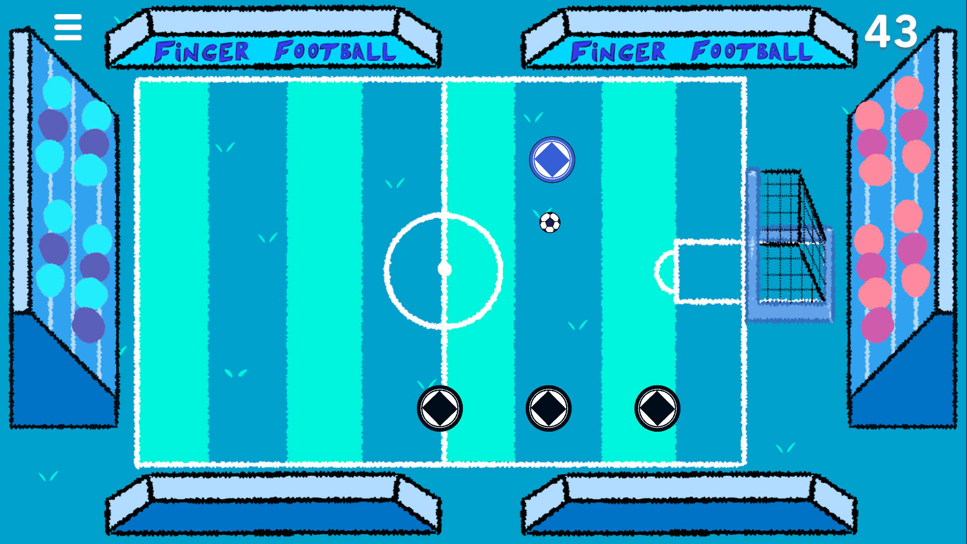 Screenshot for Finger Football: Goal in One