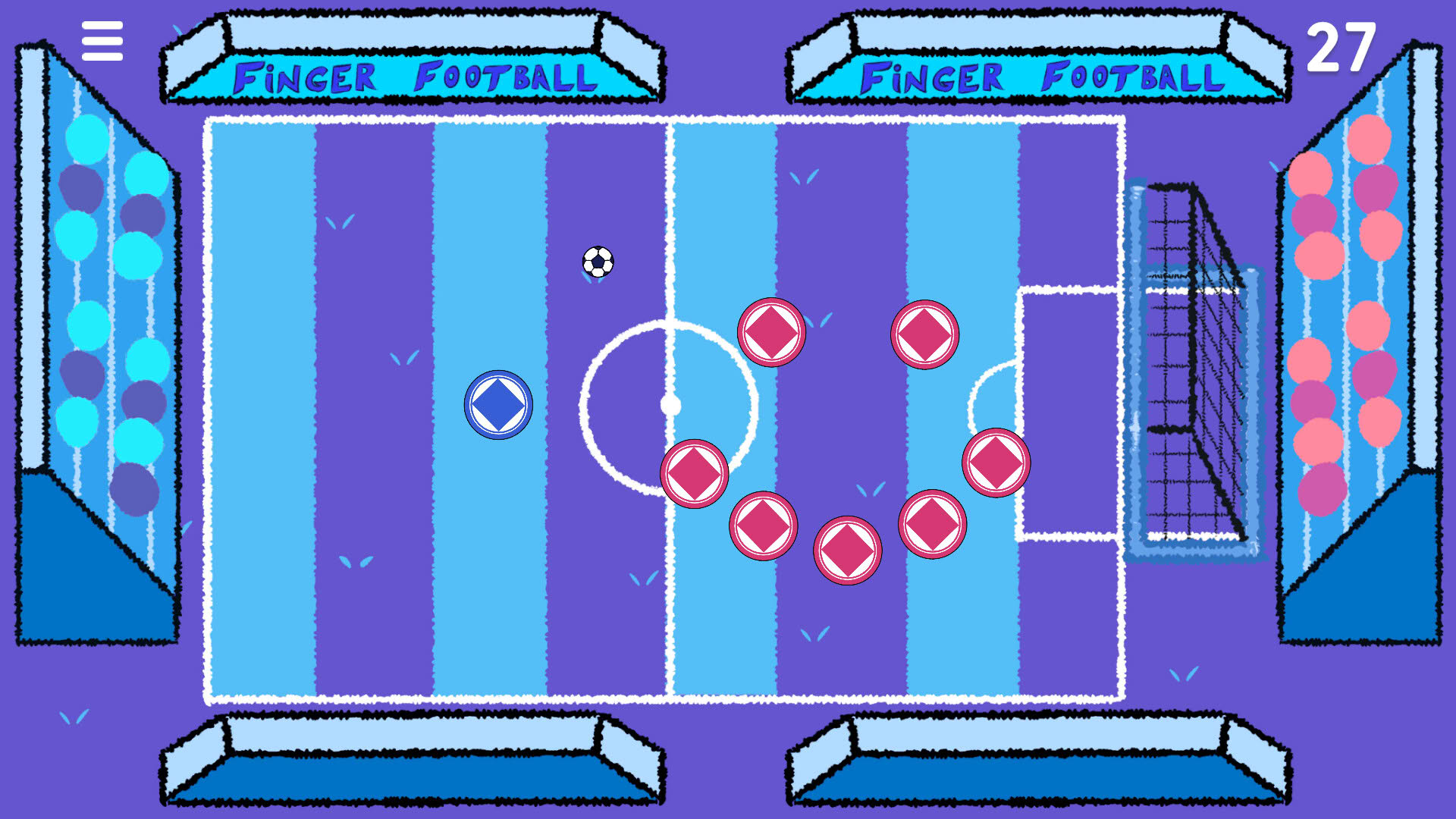 Screenshot for Finger Football: Goal in One