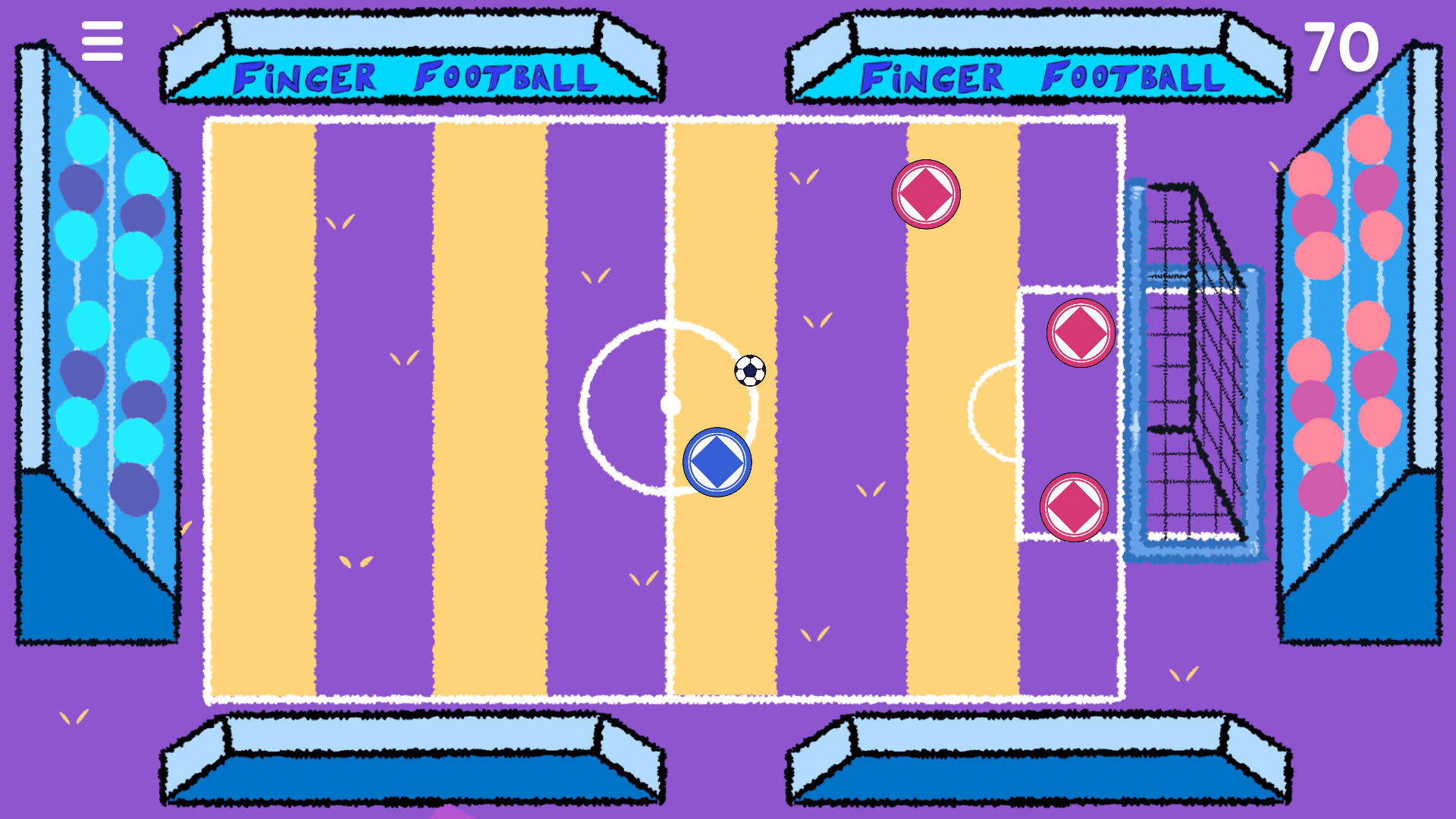 Screenshot for Finger Football: Goal in One