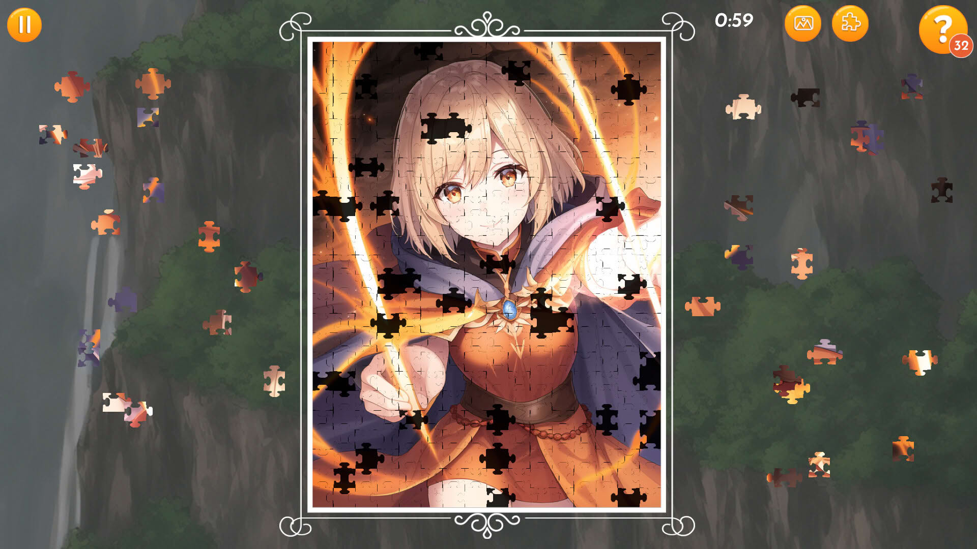Screenshot for Ultimate Anime Jigsaw Puzzle