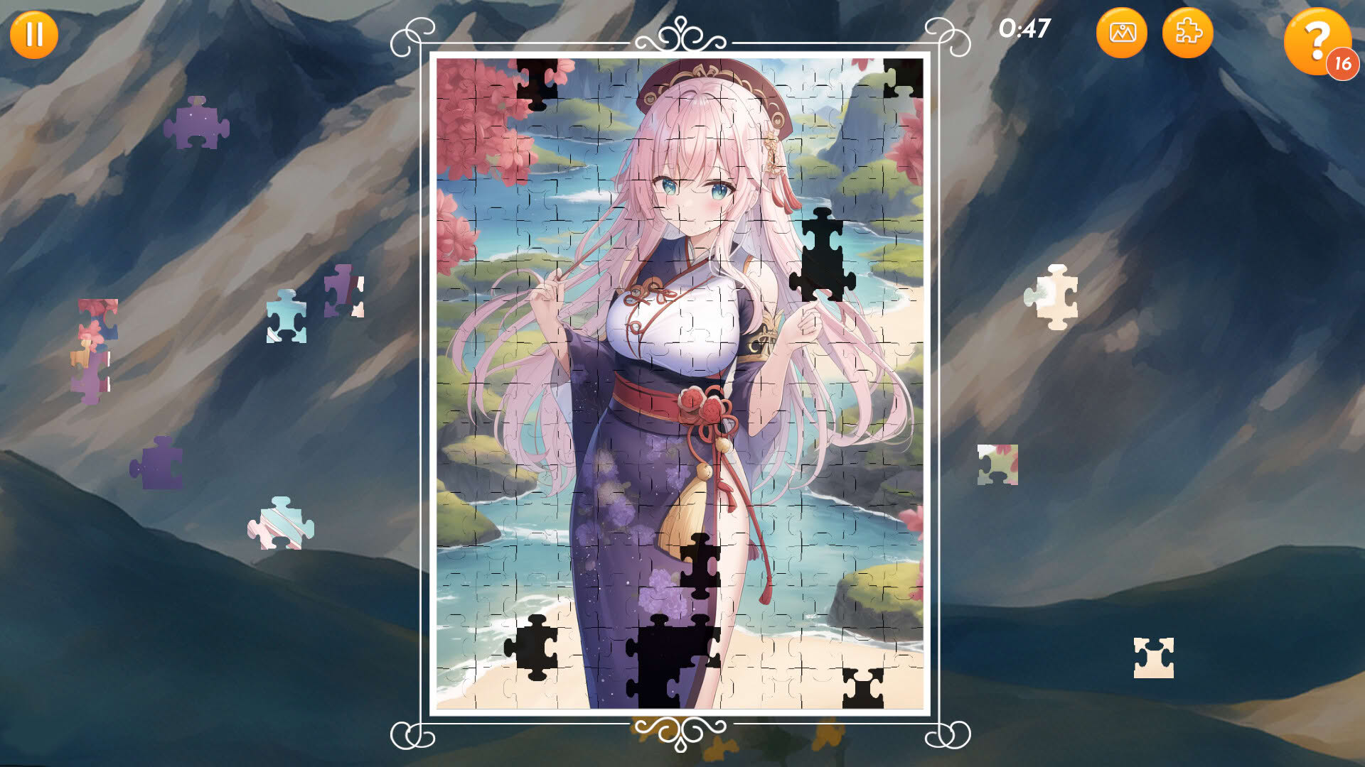Screenshot for Ultimate Anime Jigsaw Puzzle