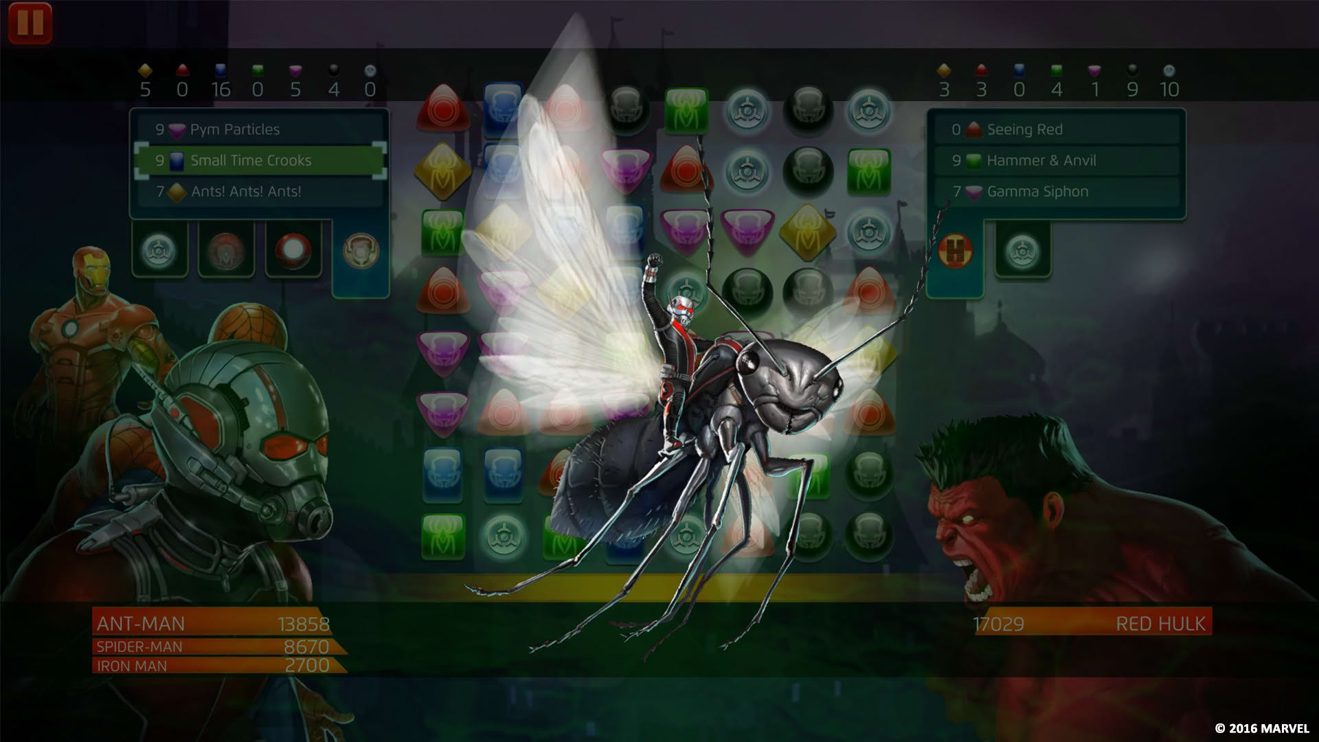 Screenshot for Marvel Puzzle Quest