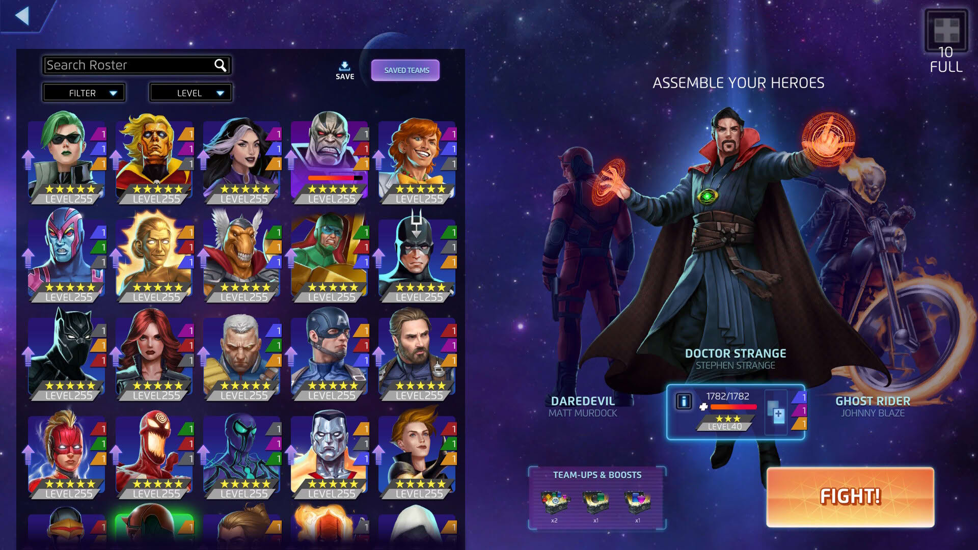 Screenshot for Marvel Puzzle Quest