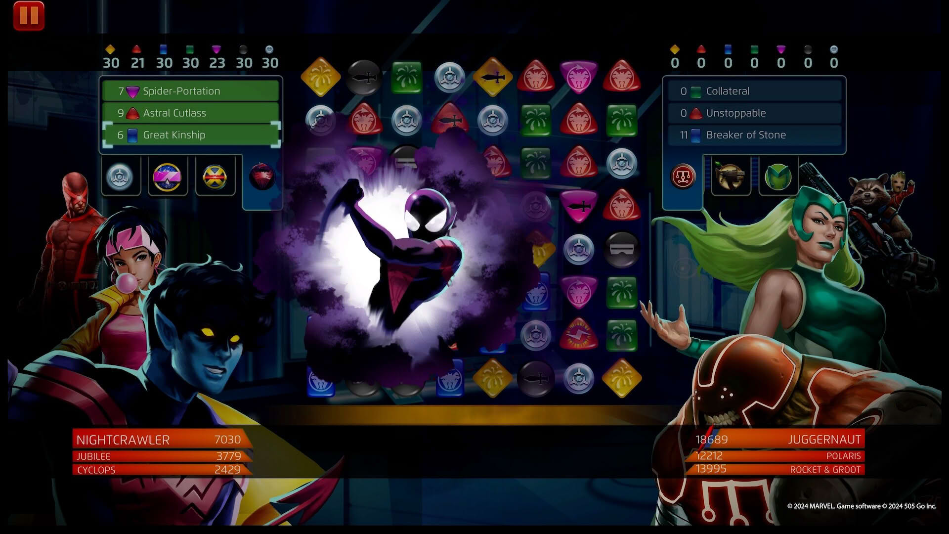 Screenshot for Marvel Puzzle Quest
