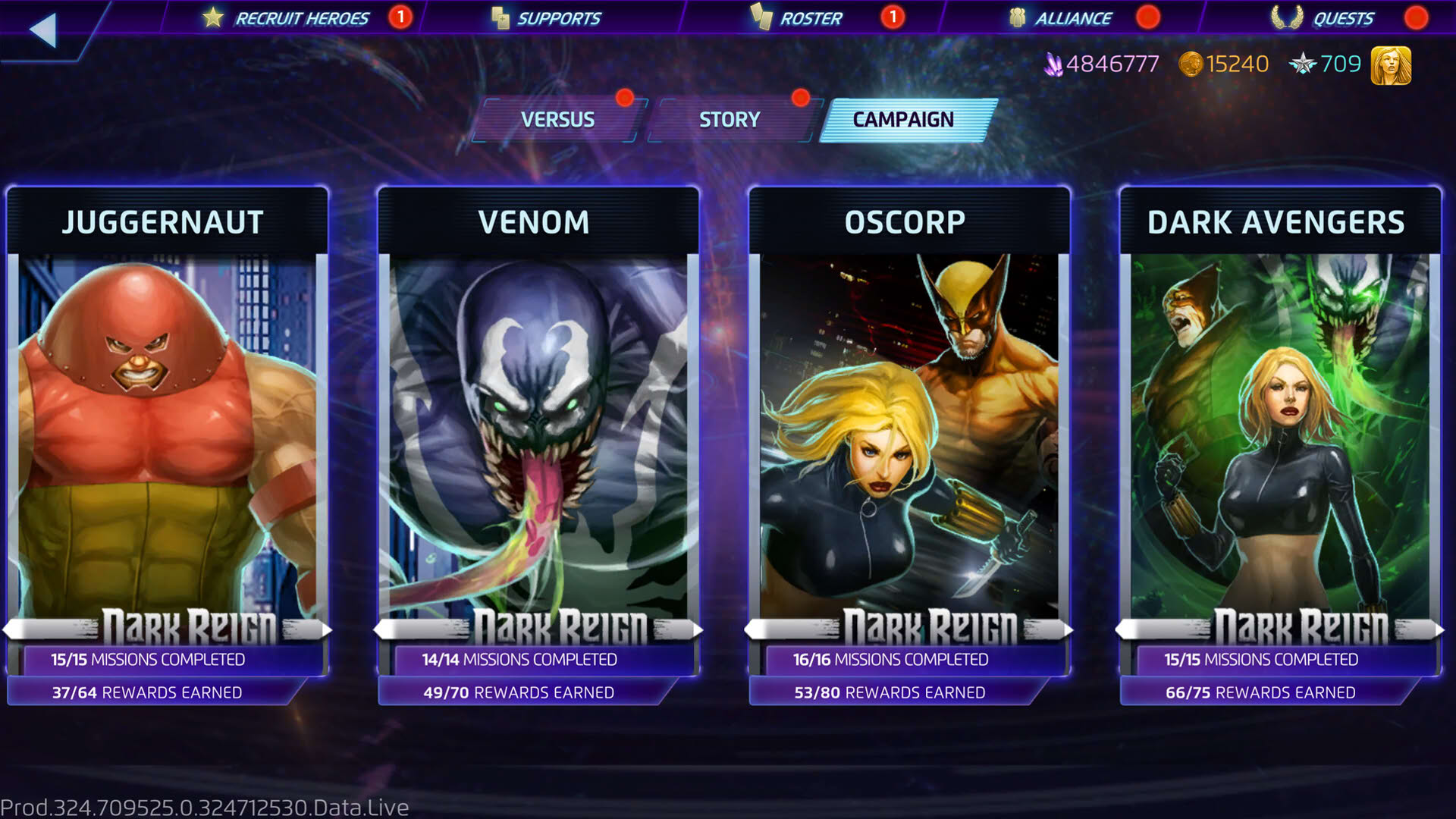 Screenshot for Marvel Puzzle Quest