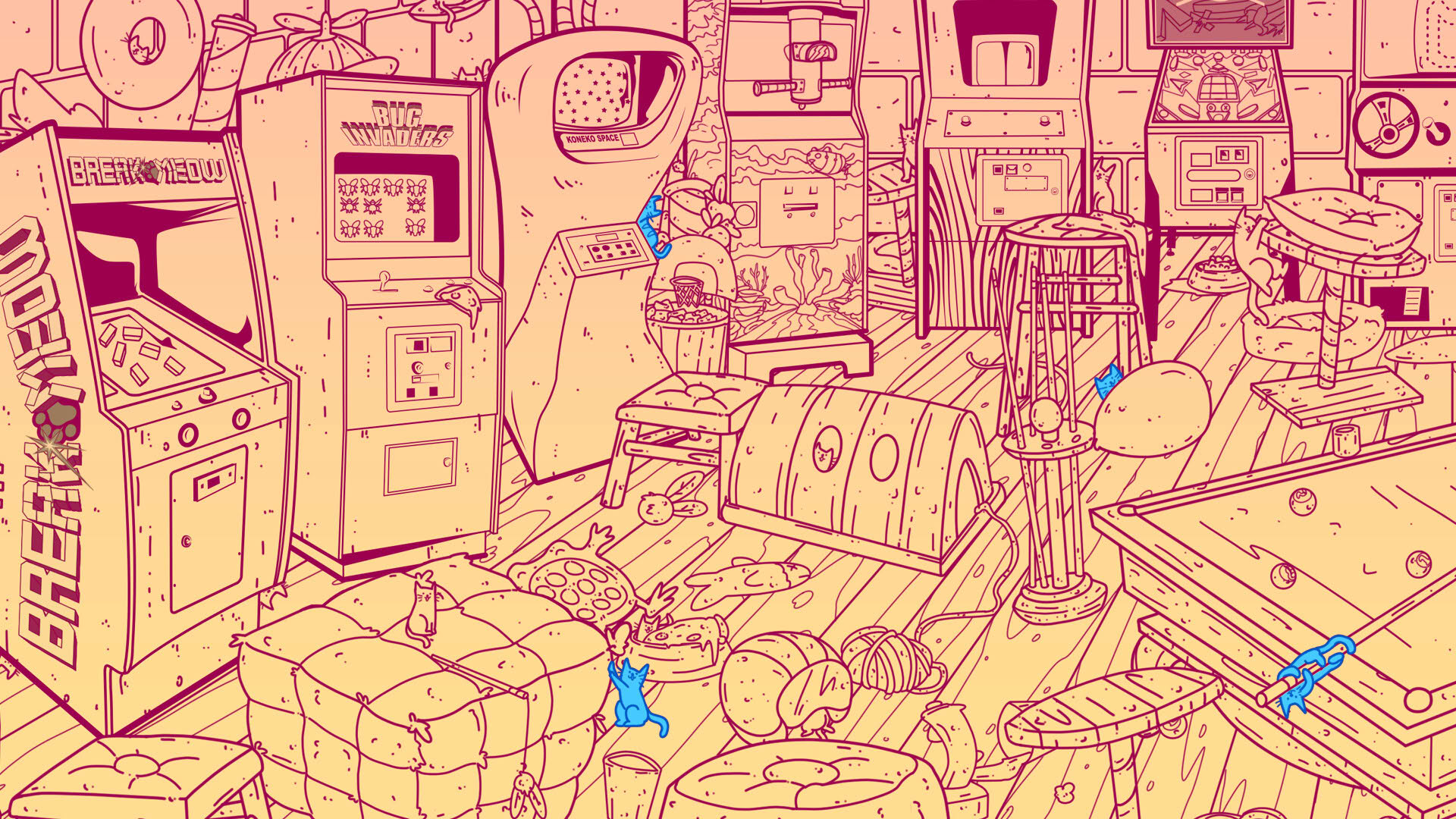 Screenshot for An Arcade Full of Cats