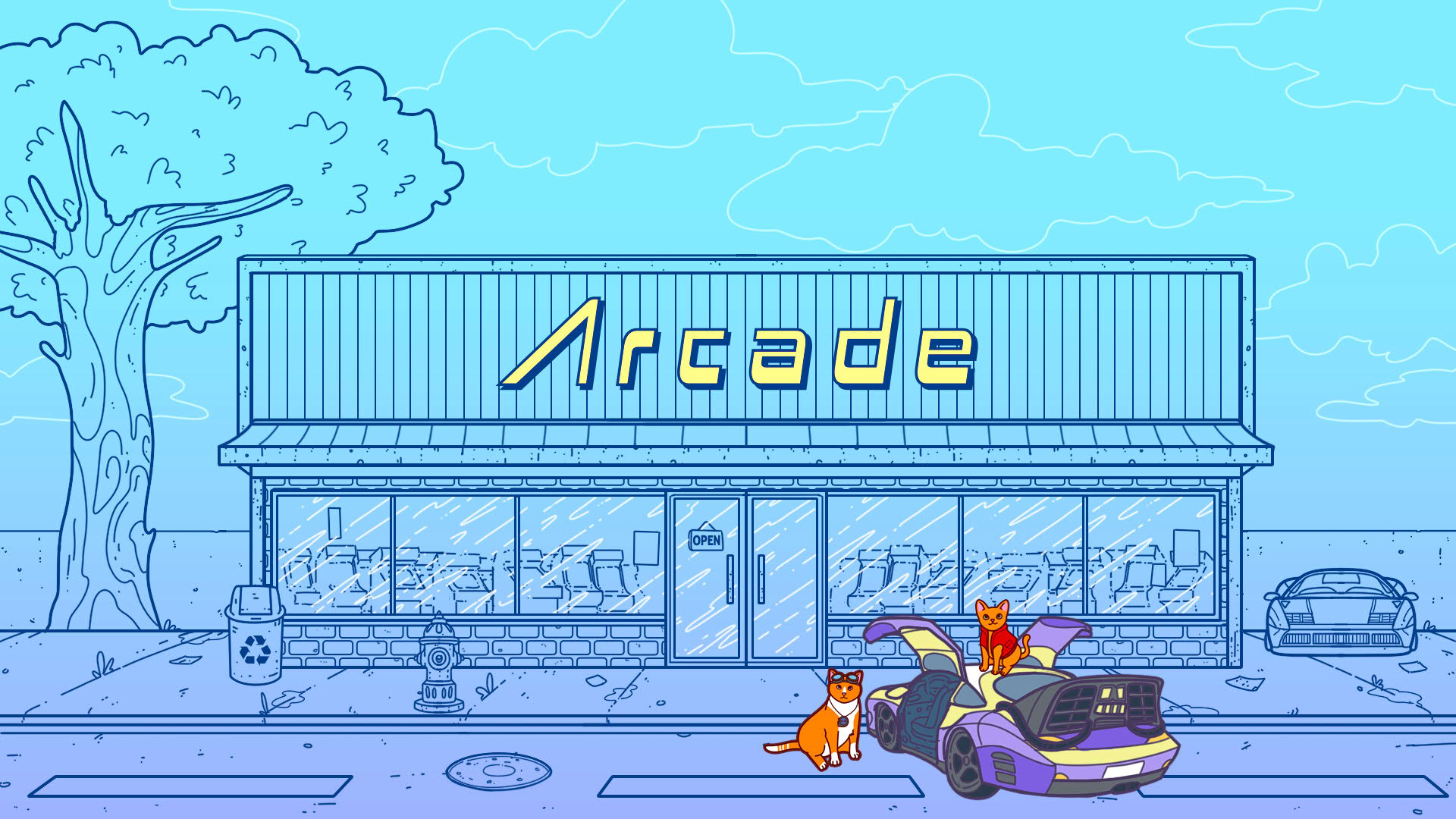 Screenshot for An Arcade Full of Cats