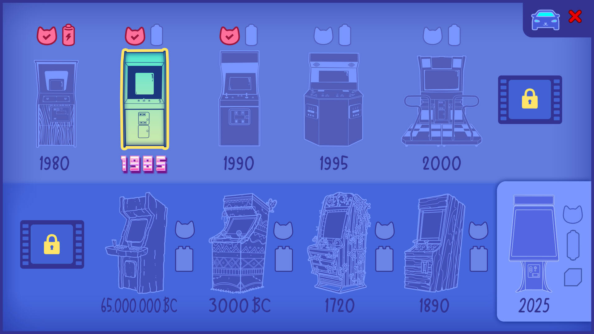 Screenshot for An Arcade Full of Cats