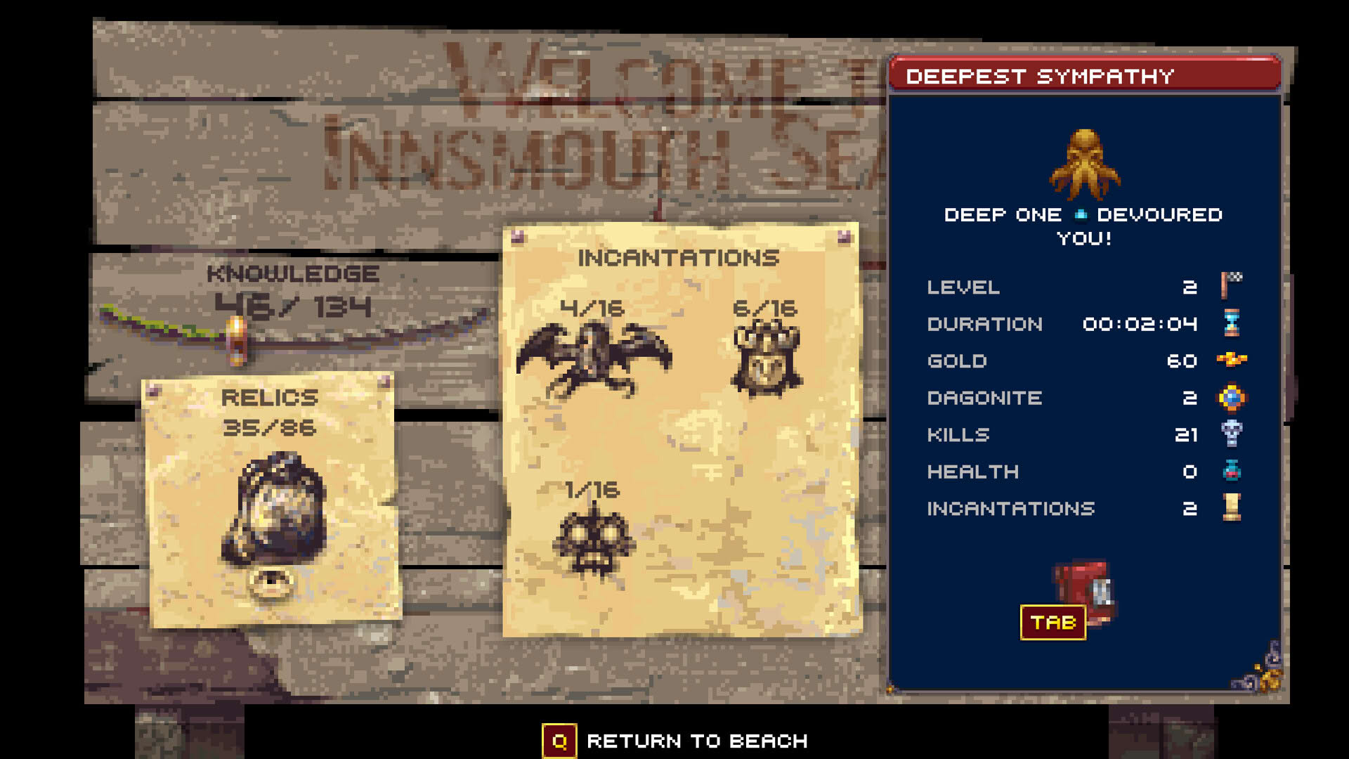 Screenshot for Cthulhu's Reach: Devil Reef