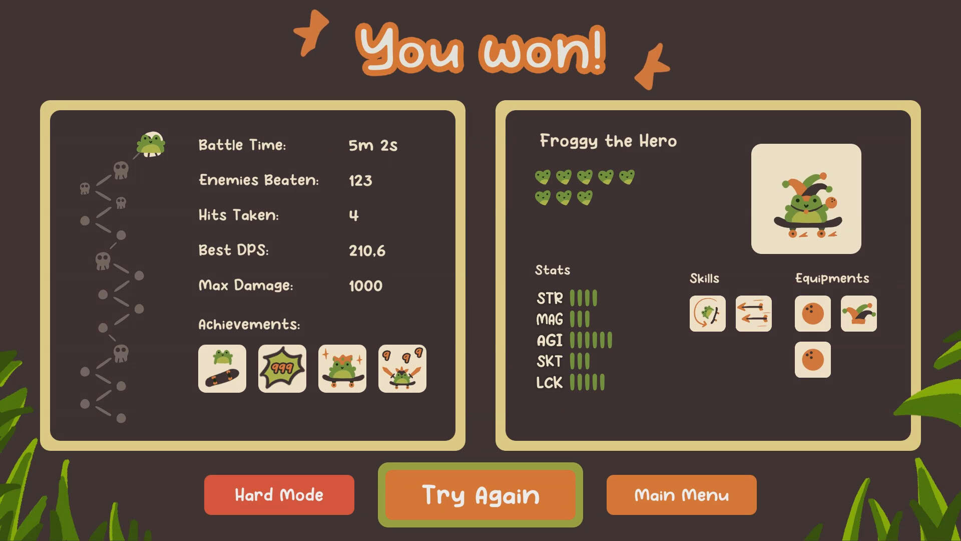 Screenshot for Froggy's Battle