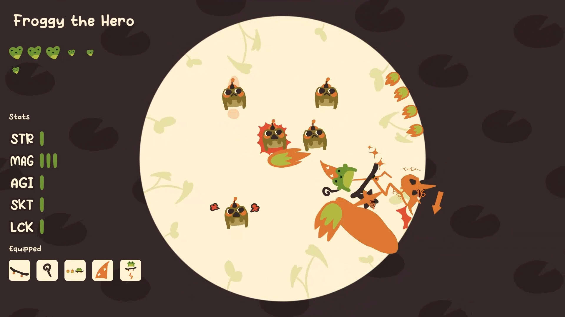 Screenshot for Froggy's Battle