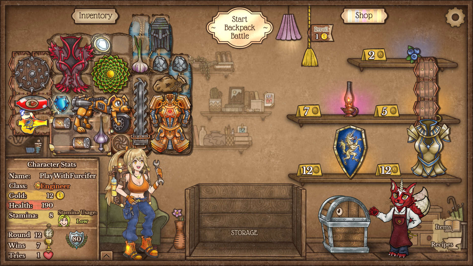 Screenshot for Backpack Battles