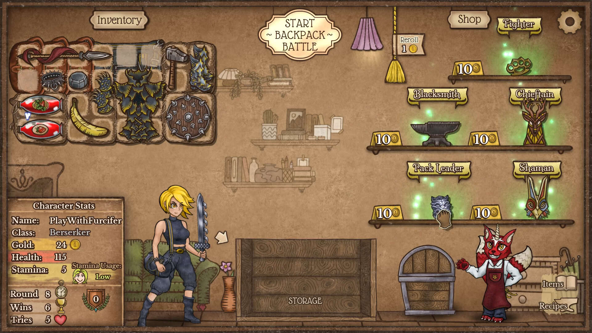 Screenshot for Backpack Battles