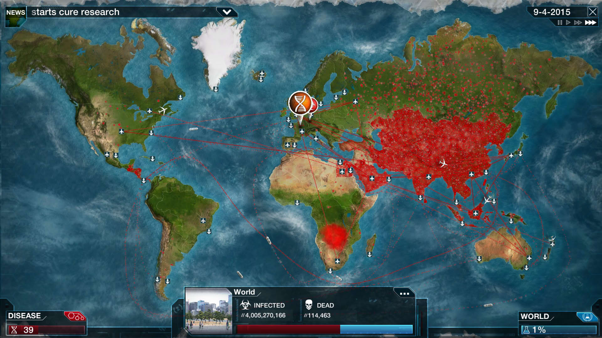 Screenshot for Plague Inc: Evolved