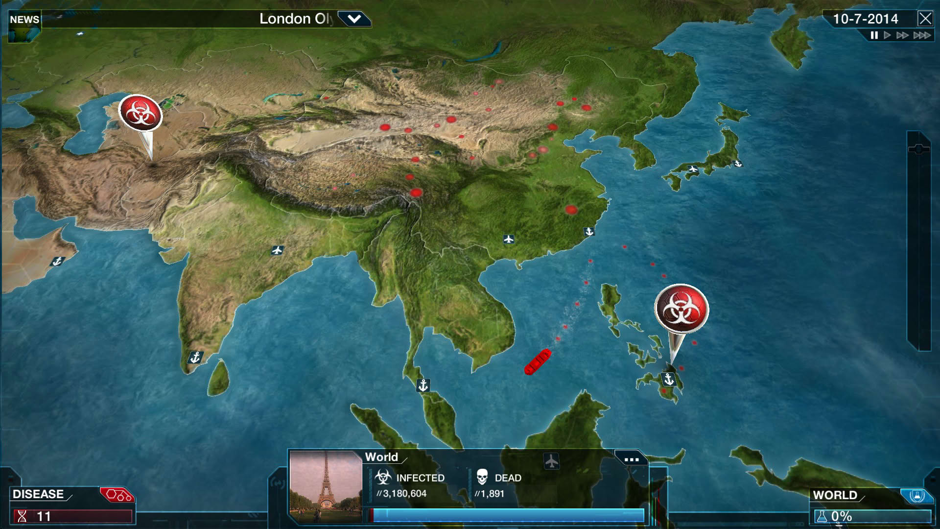 Screenshot for Plague Inc: Evolved