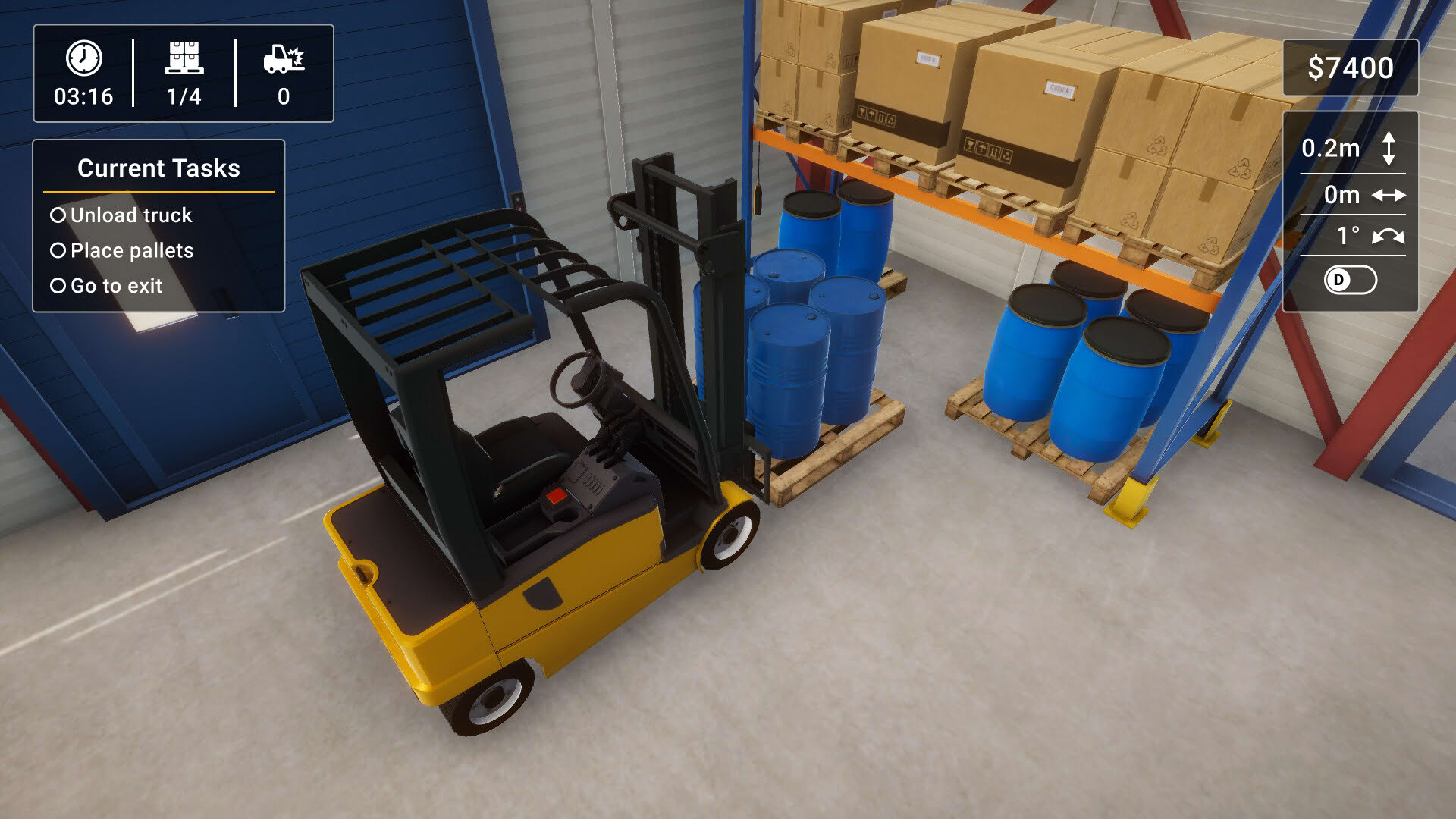 Screenshot for Forklift Simulator 2023