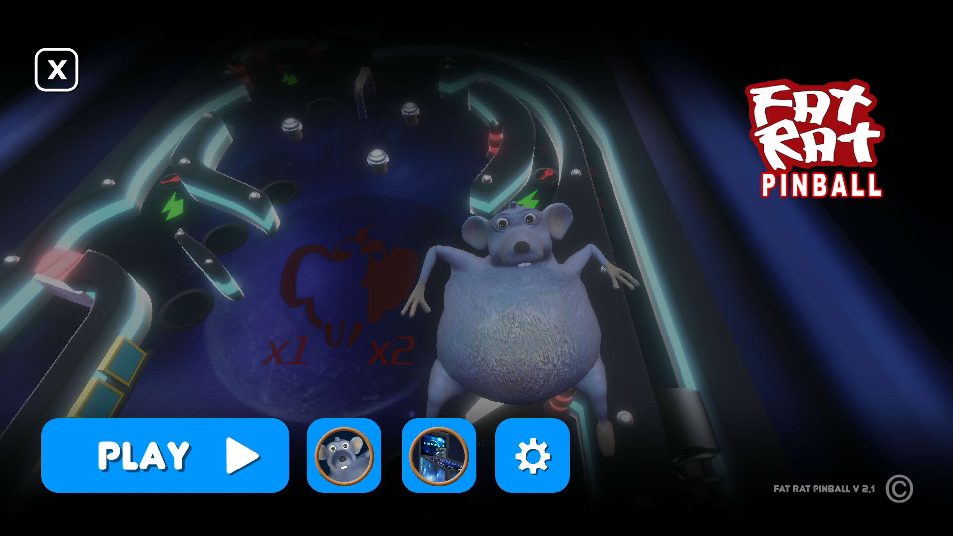 Screenshot for Fat Rat Pinball