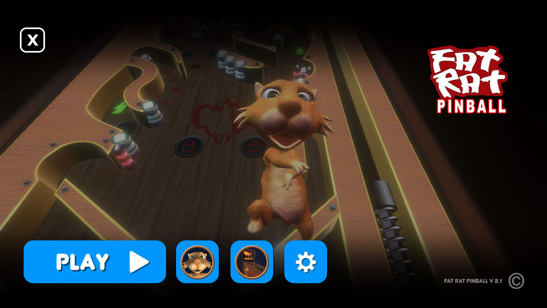 Screenshot for Fat Rat Pinball